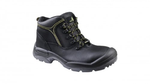 Delta Plus Buty robocze ze skórzany krupon barwiony gładki amagnetyczne S3 SRC kolor czarny rozmiar 45 SANTAS3NO45 SANTAS3NO45