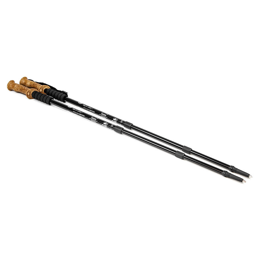 Sapphire Kije do nordic walking/trekking Sapphire ST-070 + 2 pary końcówek czarne ST-070