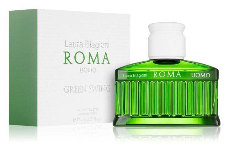 Laura Biagiotti Roma Uomo Green Swing woda toaletowa dla mężczyzn 75 ml