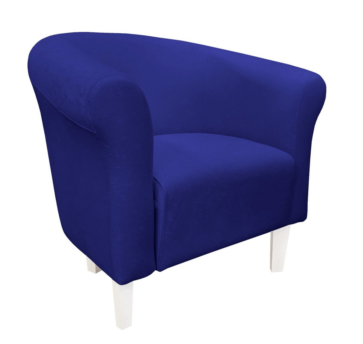 ATOS Fotel Milo Mikrofaza 15 chabrowy nogi 15 białe