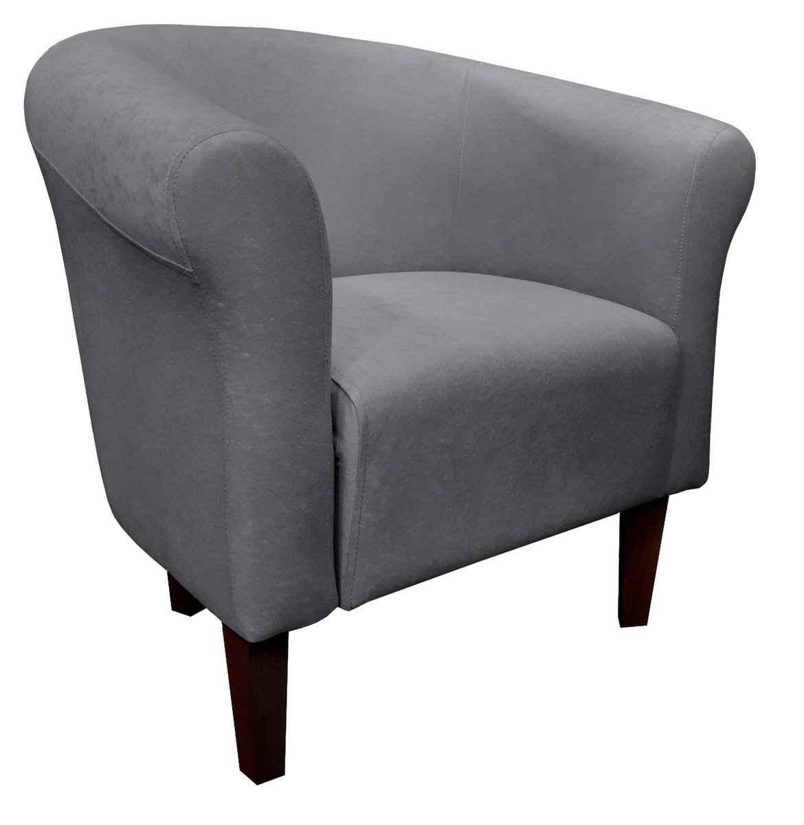 ATOS Fotel Milo Mikrofaza 17 szary nogi 20 venge