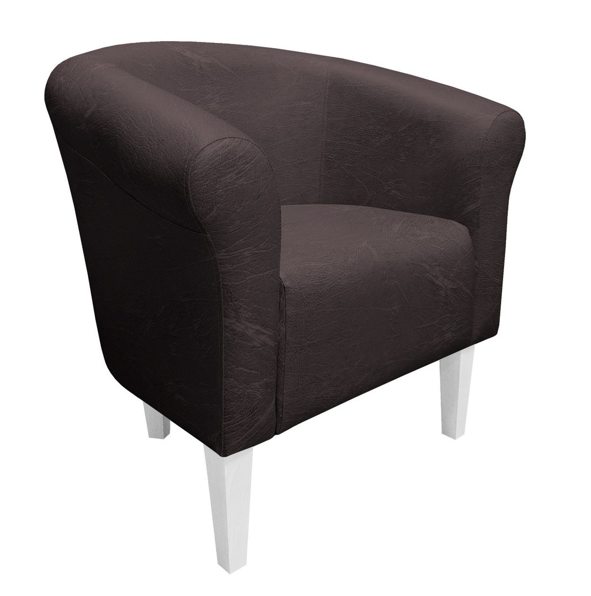 ATOS Fotel Milo AL3 venge nogi 20 białe