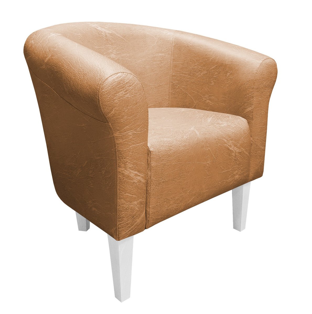 ATOS Fotel Milo AL9 olcha nogi 20 białe