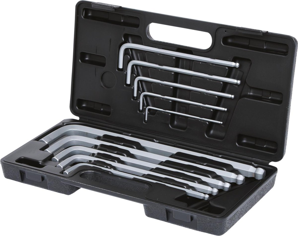 KS TOOLS Zest kluczy imbusowych 6-katnych z glowica kulkowa, 10-szt,