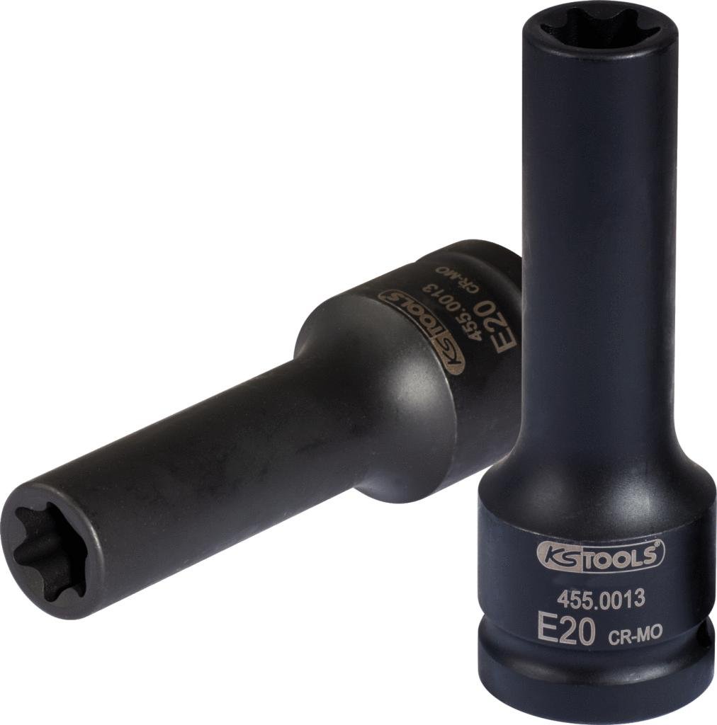 KS Tools 455.0013 3/4 cala nasadka stykowa siły na T X  śruby, długie, E20 455.0013