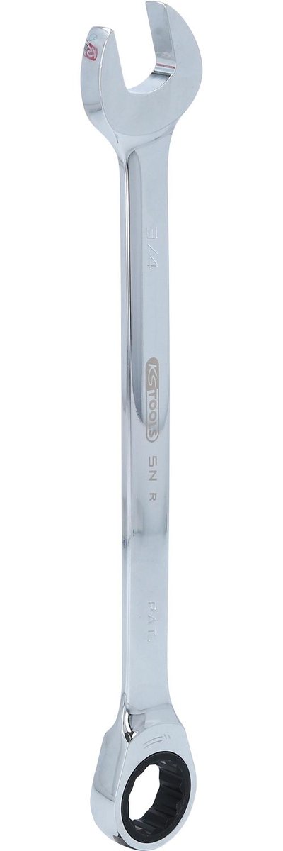 KS TOOLS GEAR+ Klucz plasko-oczkowy z grzechotka, 3/4