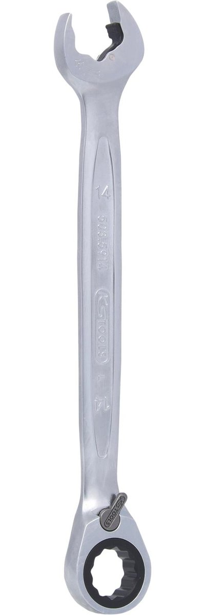 KS Tools 503.5914 zapadkowy klucz płasko oczkowy z funkcją maulratschen, R/L, 14 MM 503.5914