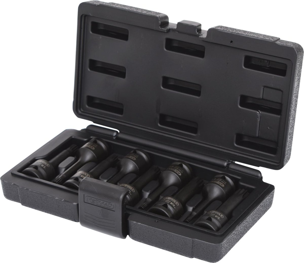 KS Tools 911.0944 1/2 cala Komplet nasadka stykowa bit do śrub XZN, wielozębowych 9-częściowy siły, M4-M16 4042146227589