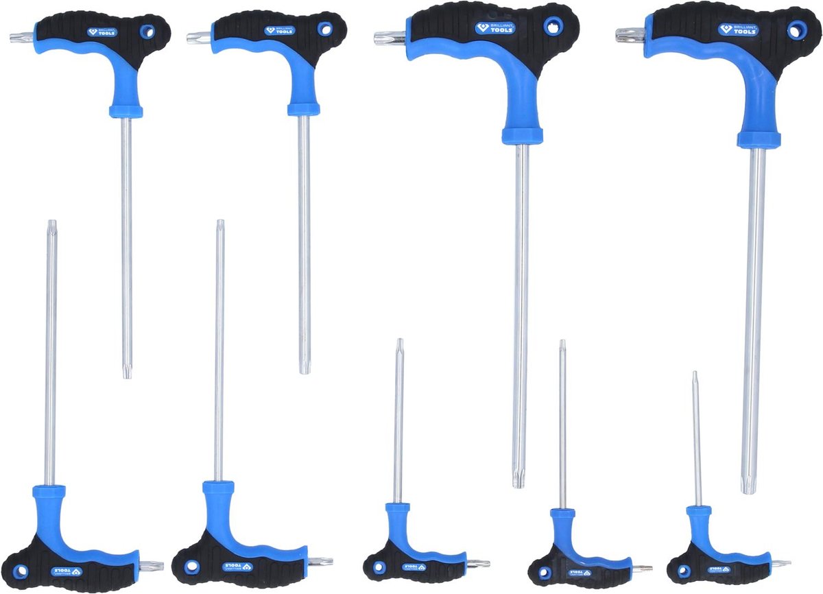 Brilliant Tools Zestaw kluczy k?towych Torx® z uchwytem w kszta?cie