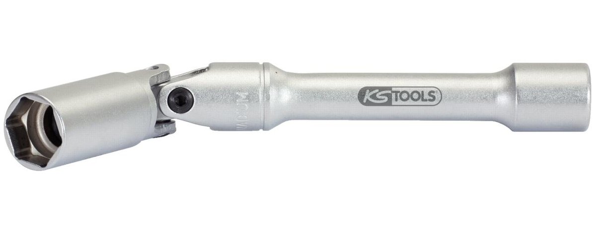 KS Tools 500.7312 3/8 cala przegub świec żarowych orzechy, długie, dł. 150 MM, 9 MM 500.7312