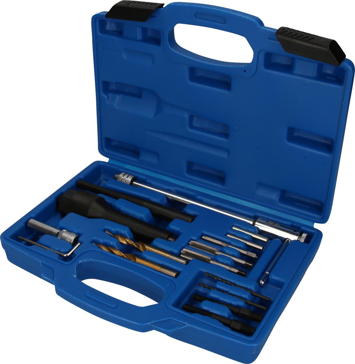 BRILLIANT TOOLS BT561030 16-TLG. Zestaw do demontażu świec żarowych i gwintów