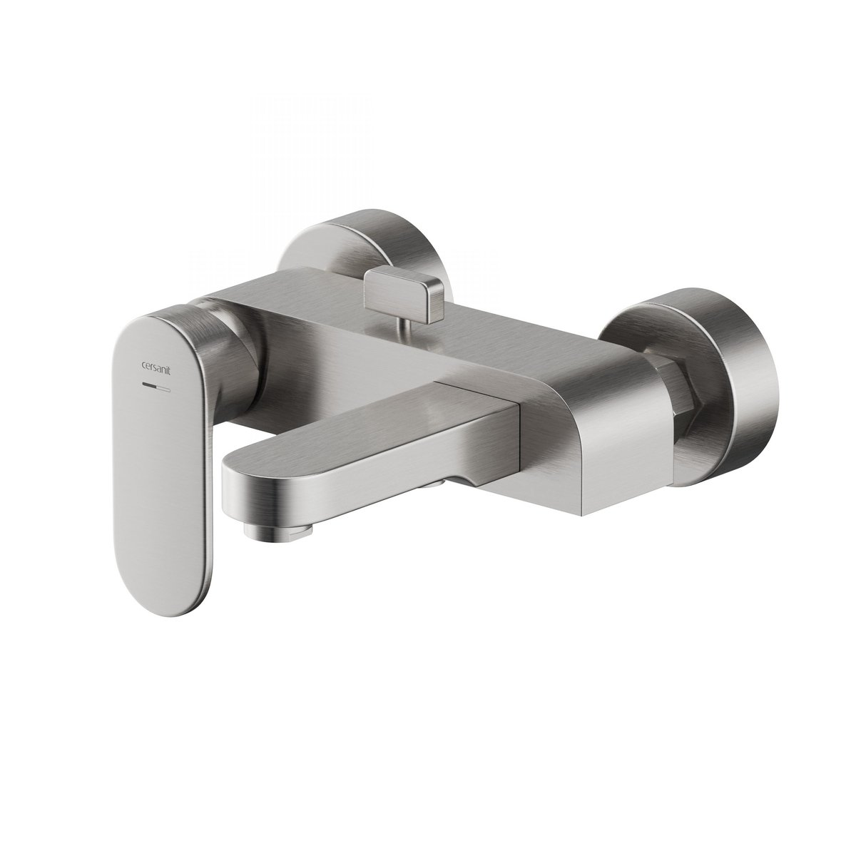 Cersanit Crea bateria wannowo-prysznicowa ścienna nikiel S951-309 S951-309