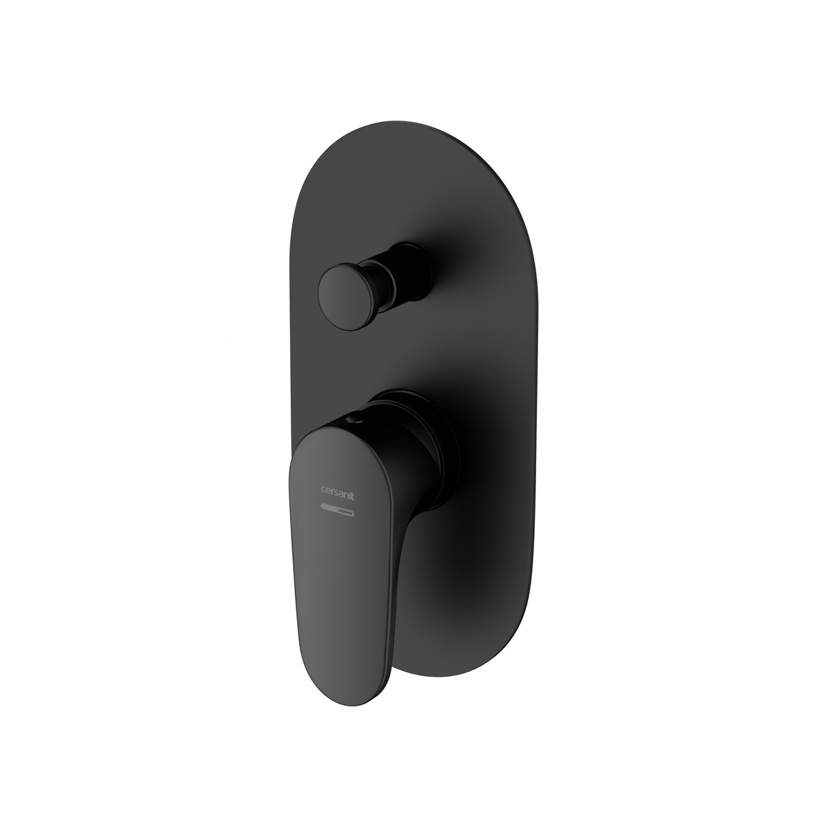 Cersanit Inverto bateria wannowo-prysznicowa podtynkowa czarna uchwyty 2 Design in 1 czarny i złoty S951-282 S951-282