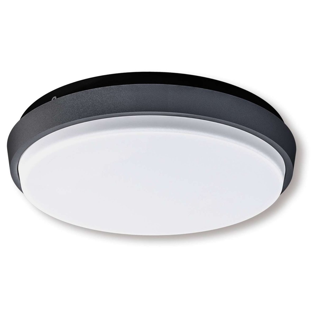 Nave Plafon LAMPA sufitowa 1276197 natynkowa OPRAWA do łazienki LED 10W okrągła IP54 czarna 1276197