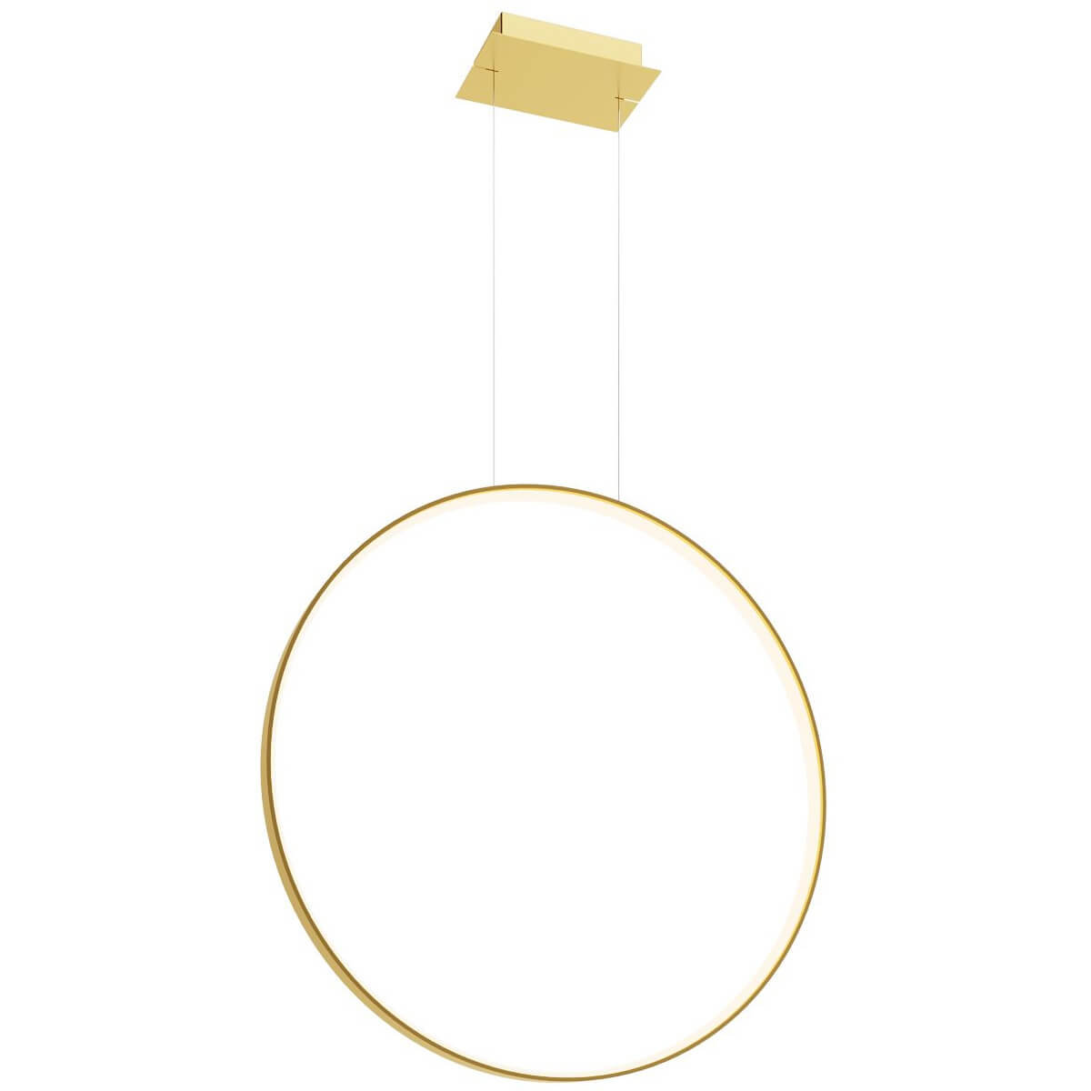 SOLLUX LIGHTING Lampa wisząca RIO 78 złota LED 4000K TH.140