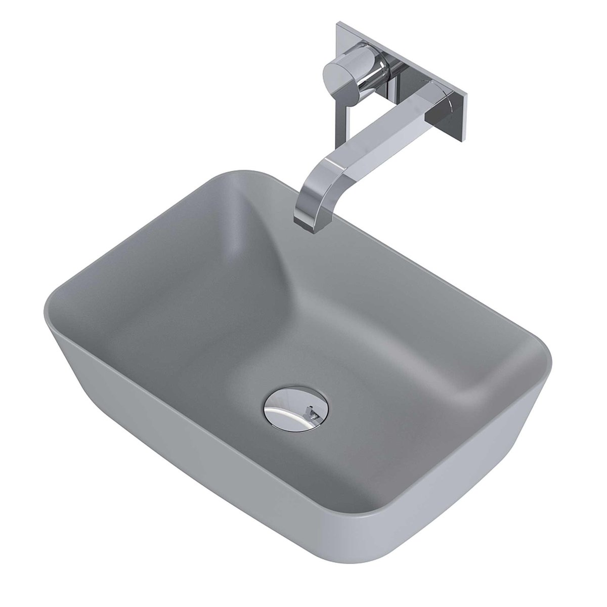 Elita Look umywalka ceramiczna Reni 46 light grey 145097