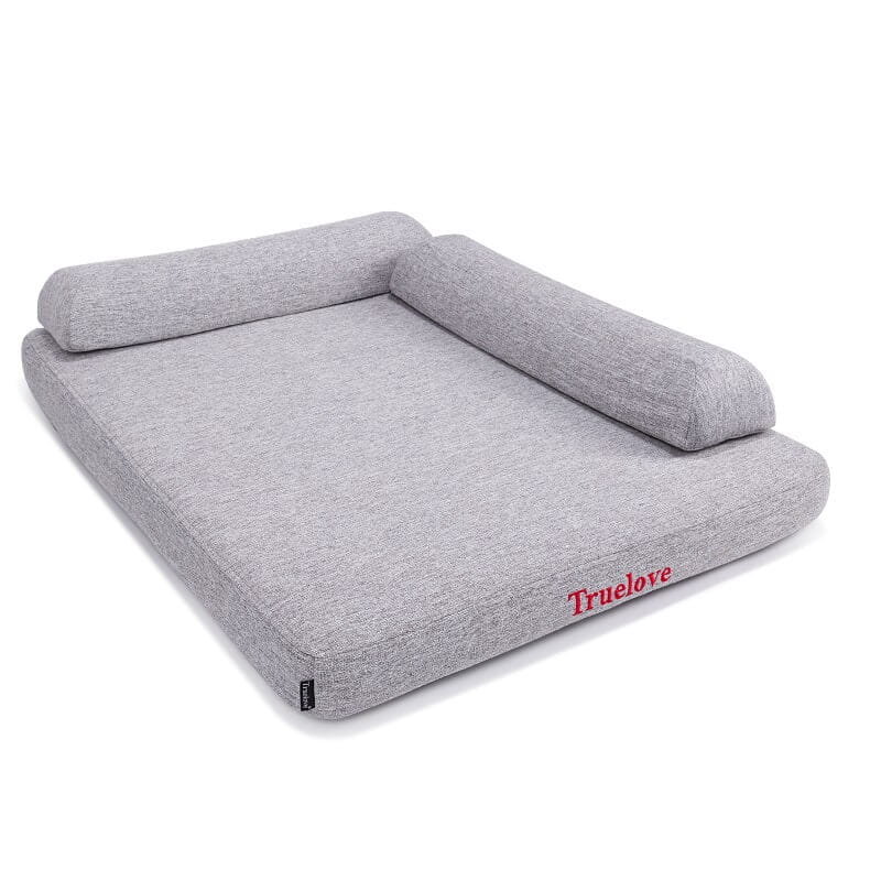 Legowisko kanapa dla psa Truelove Sofa jasnoszary L (90 x 70 x 16 cm)