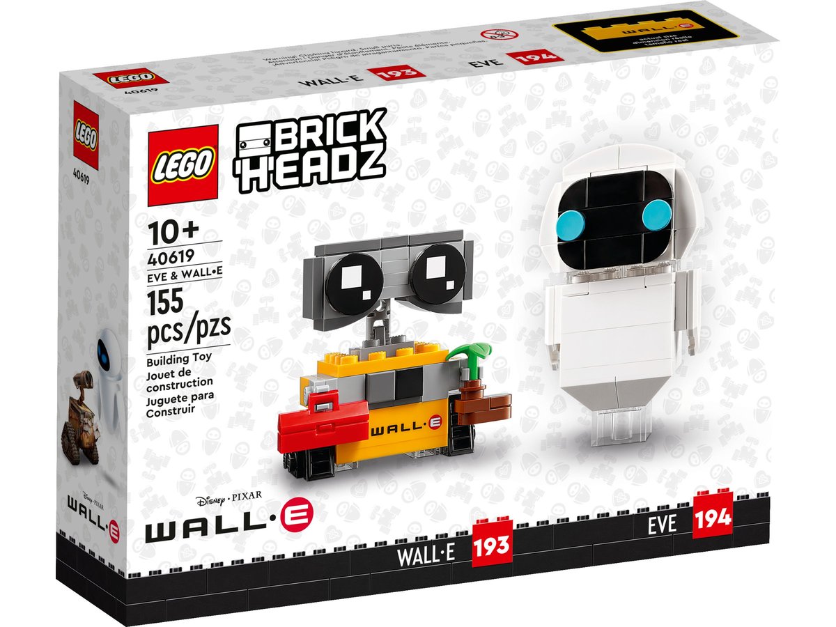 LEGO BrickHeadz BrickHeadz - EWA i WALL-E 40619
