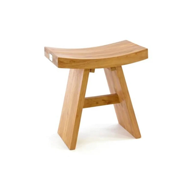 Divero Taboret z drewna tekowego DIVERO