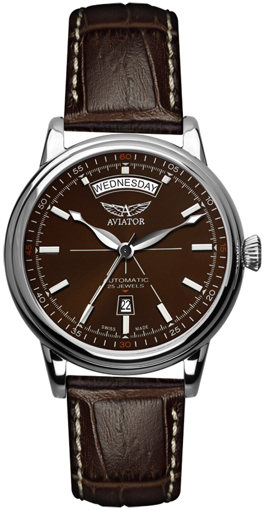 Zegarek Aviator V.3.20.0.140.4 DAY-DATE -