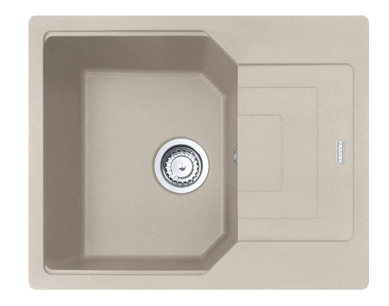 Franke Urban UBG 611-62 GSC Zlewozmywak granitowy jednokomorowy 62x50 cm orzechowy 114.0687.262