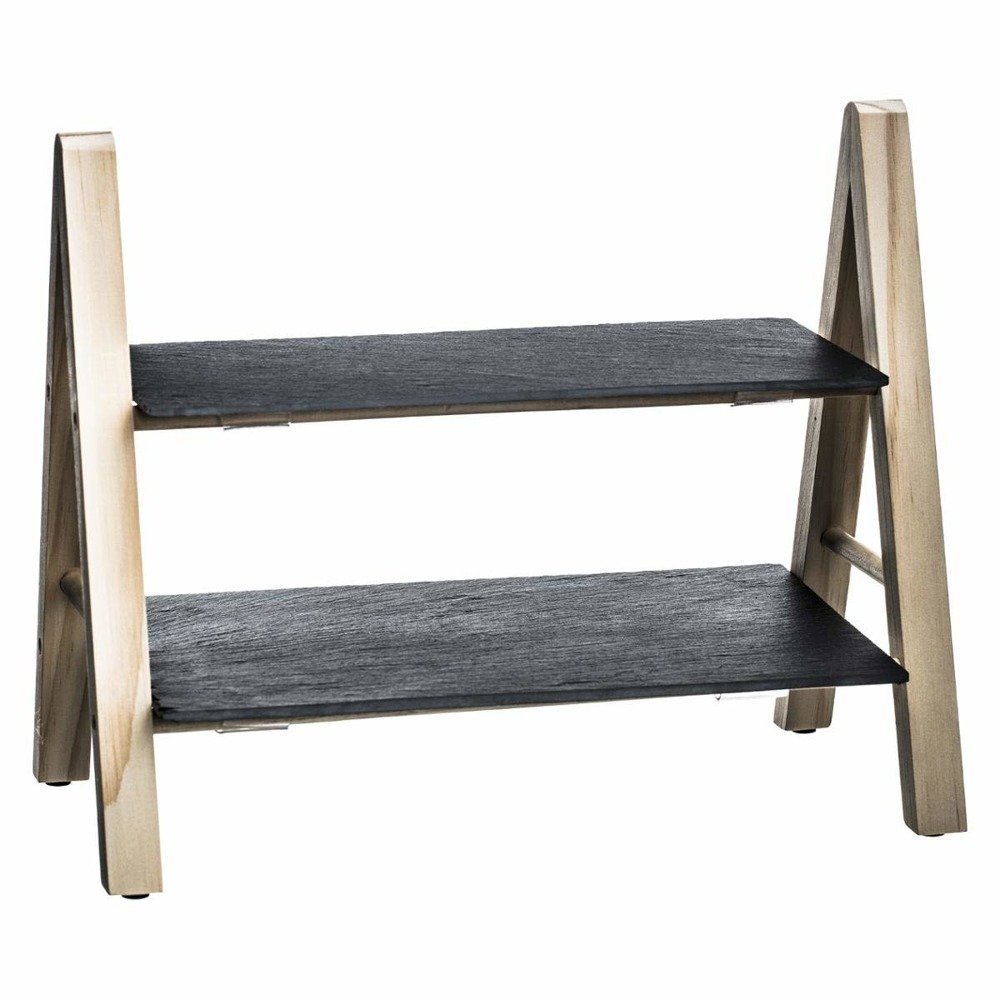 Patera do serwowania przekąsek 2-piętrowa 18 x 24 x 27 cm 160505