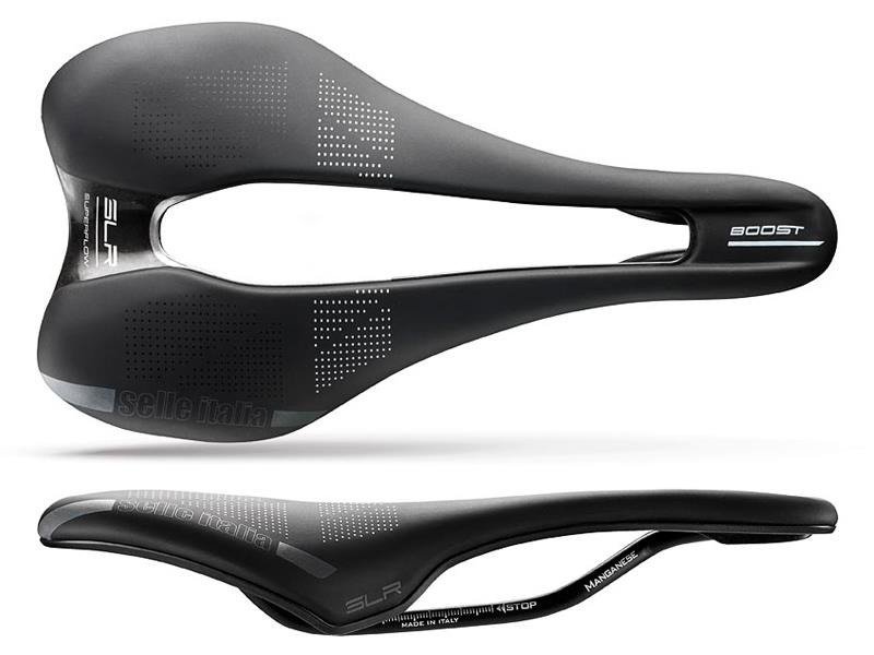 Selle italia Italia SLR Boost TM Superflow Siodełko, black L3 14,5cm 2020 Siodełka szosowe