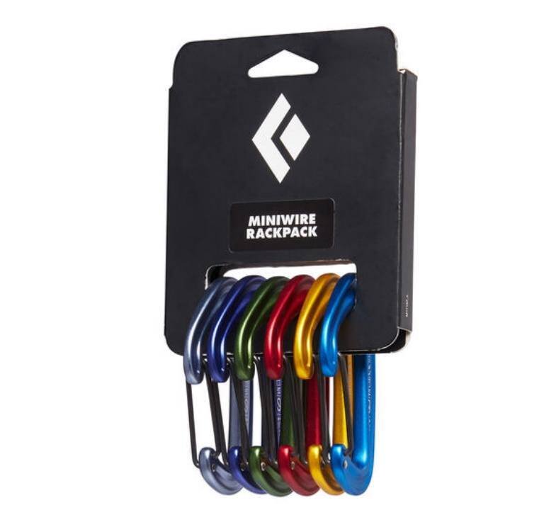 Karabinki wspinaczkowe Black Diamond MiniWire Rackpack