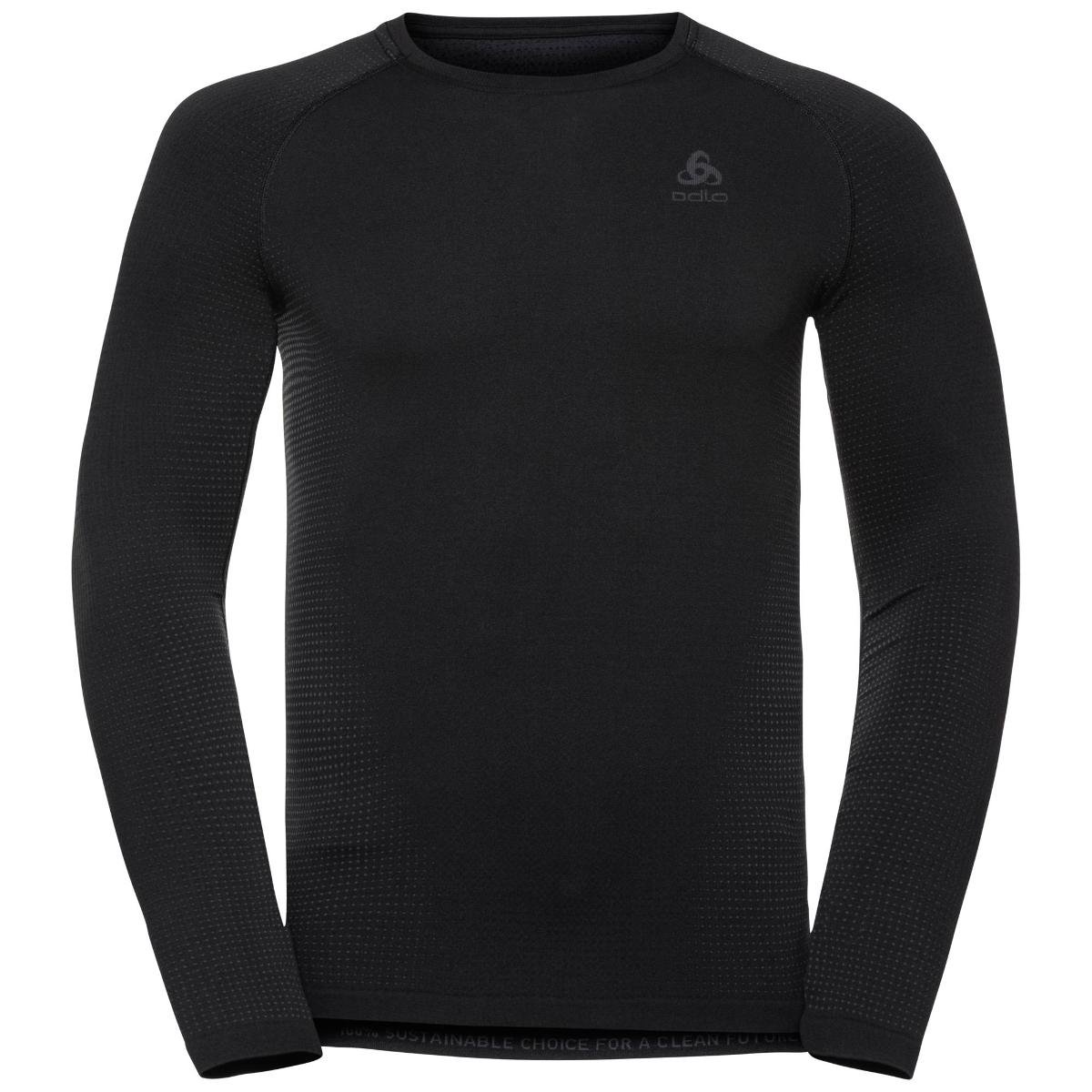 Odlo, Koszulka techniczna, męska, BL TOP Crew neck l/s PERFORMANCE WARM EC C/O - 196192/60212