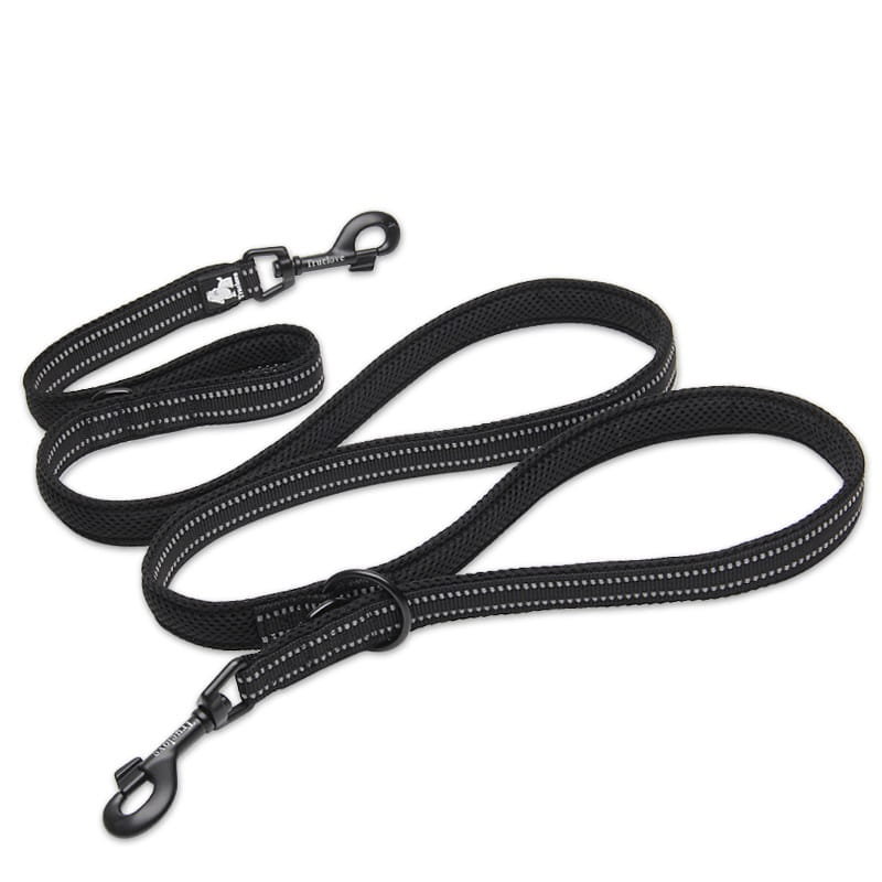Smycz przepinana dla psa Truelove Active Pro 200 cm, L - 2.5 cm, czarny