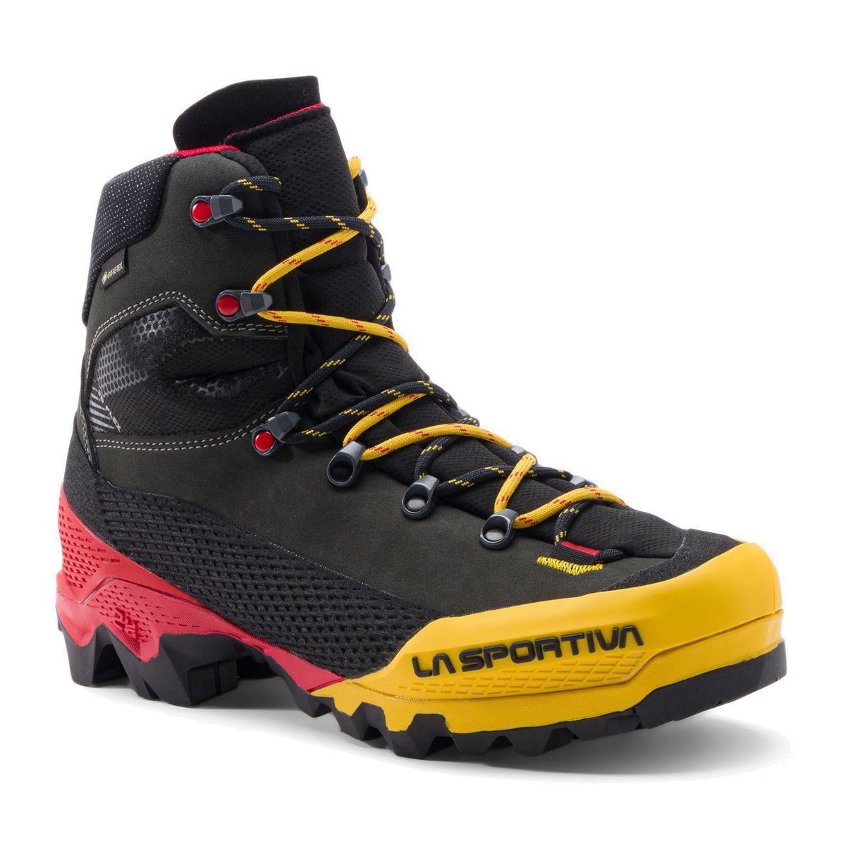 La Sportiva Aequilibrium LT GTX Shoes Men, czarny/żółty EU 42 2021 Buty górskie 21Y999100-42