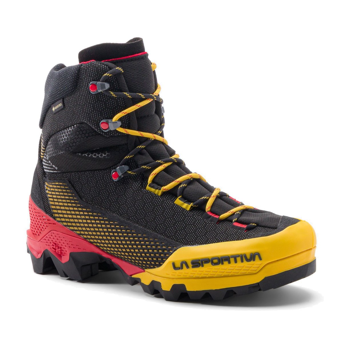 La Sportiva Aequilibrium ST GTX Shoes Men, czarny/żółty EU 43 2021 Buty górskie