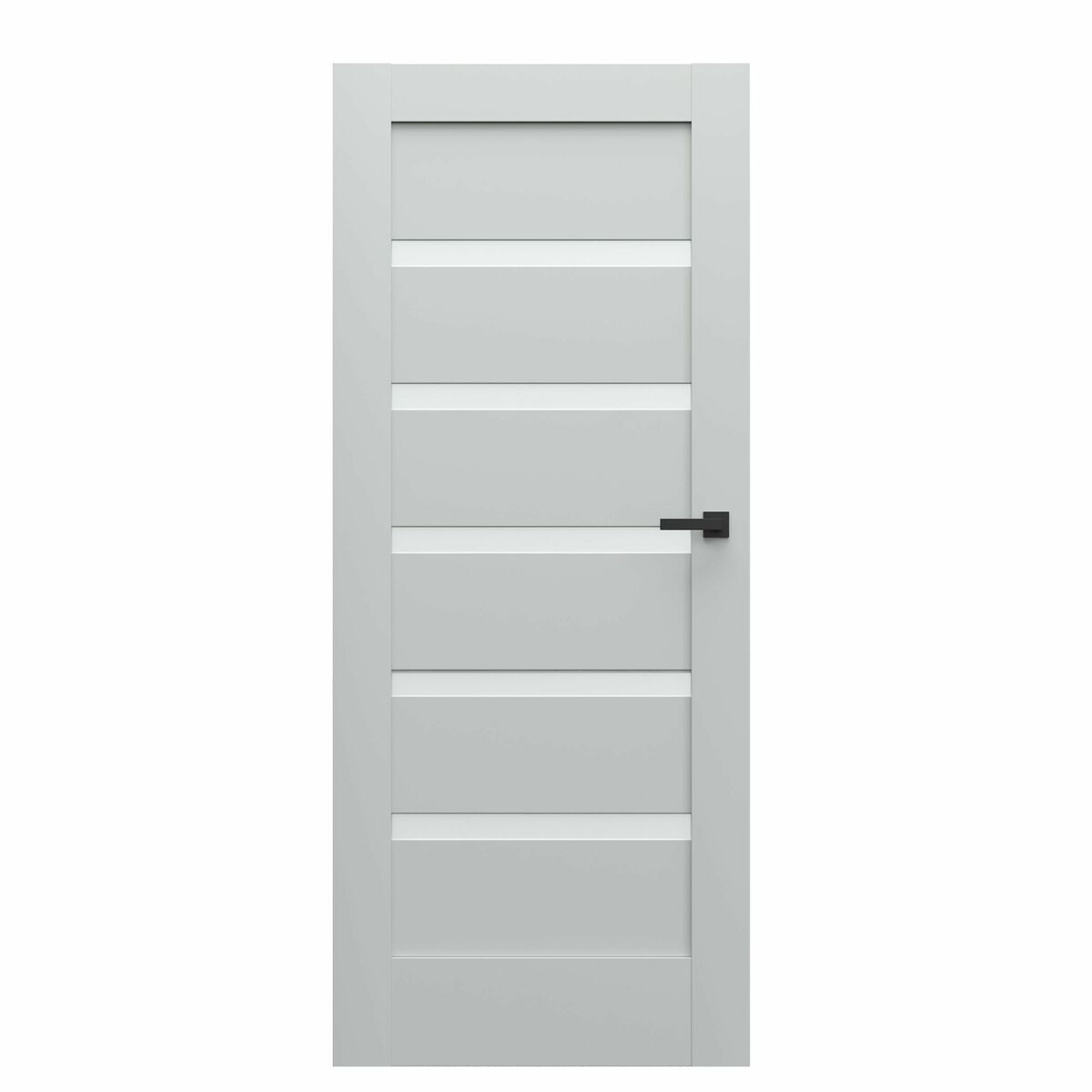 Drzwi wewnętrzne pokojowe Verte H5 80 prawe szare Porta