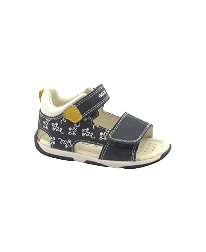 Geox Dziecięce sandały chłopięce B TAPUZ Boy Sandal, granatowe/Ochre, 19 EU, Navy Ochre, 19 EU