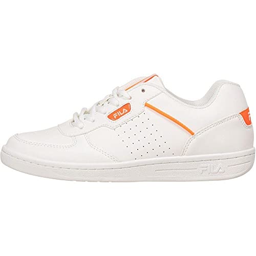 Fila Dziecięce buty typu C. Court Tenisówki unisex, Biały ognisty koral, 36 EU