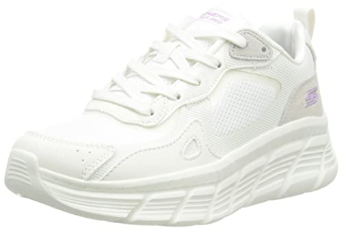 Skechers Damskie tenisówki BOBS B Flex HI, Off White Hot Melt/Suede/Mesh, 3 UK, Off White Hot Melt Siatka zamszowa, 36 EU