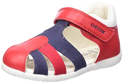 Geox B ELTHAN Boy Sandal, RED/DK Navy, 25 EU, Red Dk Navy, 25 EU