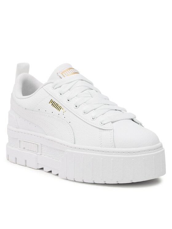Puma Sneakersy Mayze Lth Jr 384527 Biały