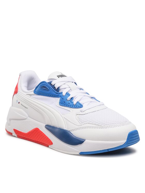 PUMA Męskie trampki BMW MMS X-ray Speed, Puma White Pro Blue Pop Red, 40 EU