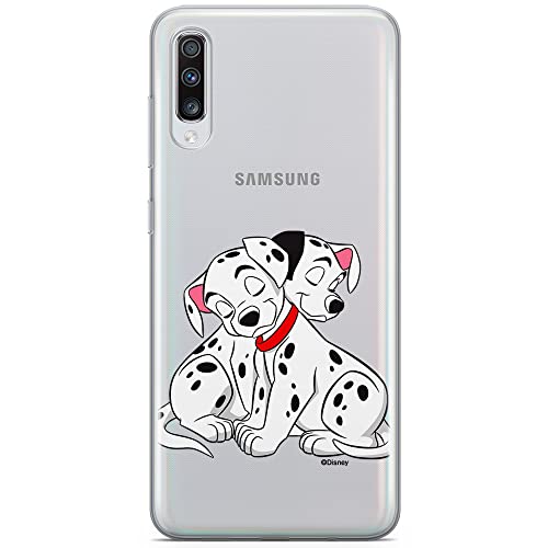 ERT GROUP etui na telefon Samsung A70, case oryginalny i oficjalnie licencjonowany przez Disney, wzór Dalmatians 005, optymalnie dopasowane, plecki z TPU częściowo przeźroczyste