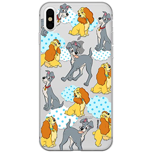 ERT GROUP etui na telefon Apple Iphone XS Max, case oryginalny i oficjalnie licencjonowany przez Disney, wzór Lady and the Tramp 004, optymalnie dopasowane, plecki z TPU częściowo przeźroczyste