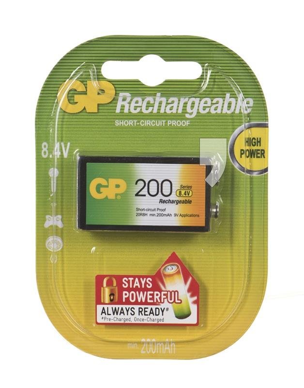 GP Battery Akumulator 20R8H NiMH 200mAh 1szt 20R8H-U1