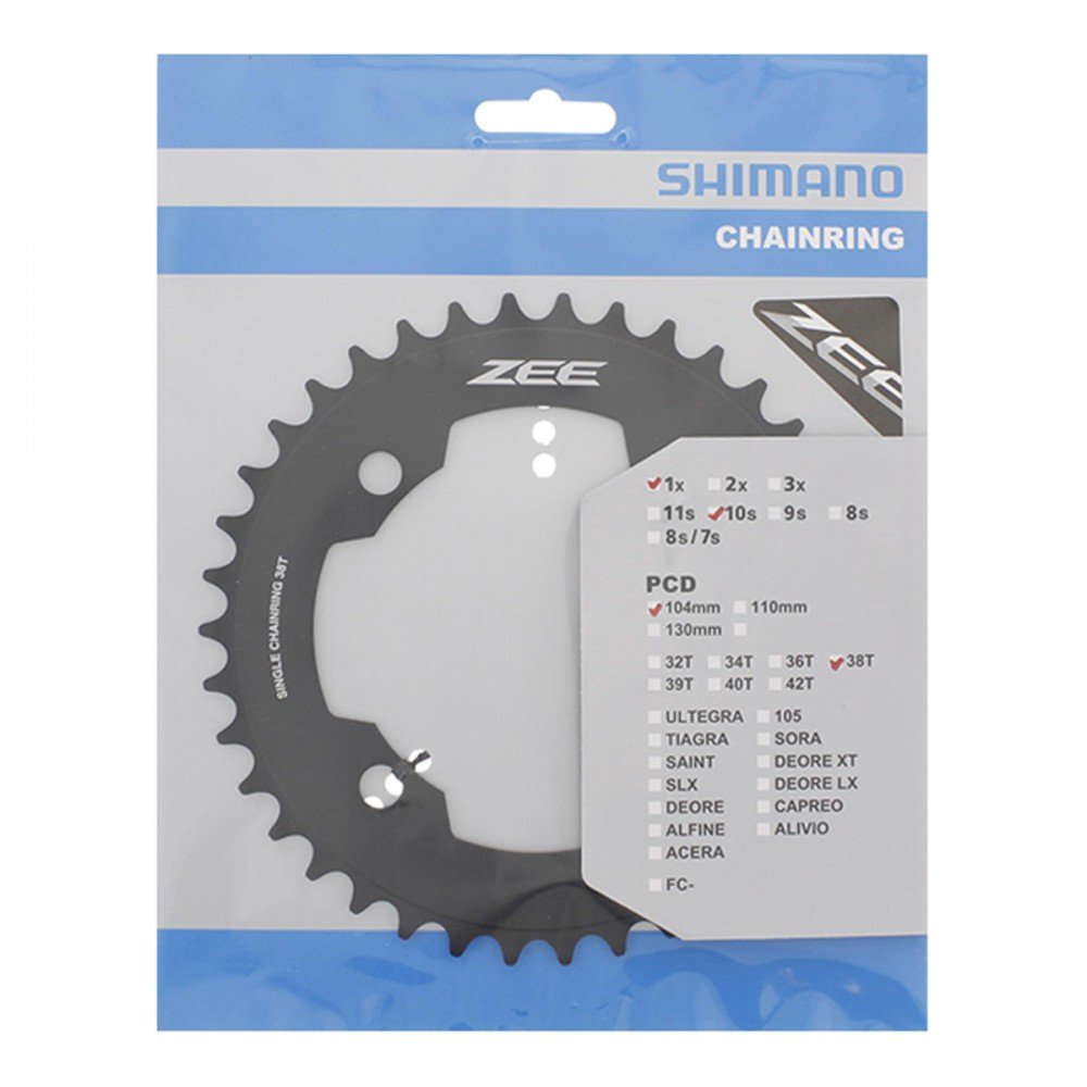 Shimano Tarcza mechanizmu aluminiowa FC-M640 Deore, 38 zębów, czarna