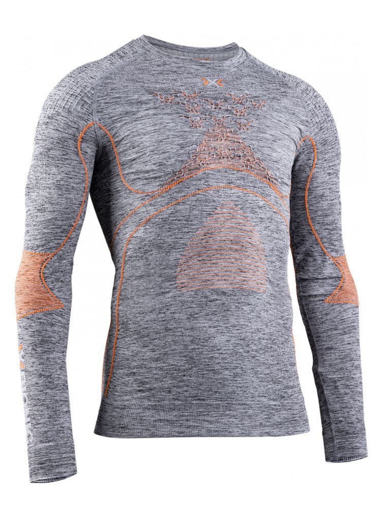X-BIONIC, Koszulka męska, Energy Accumulator 4.0, szary, rozmiar M
