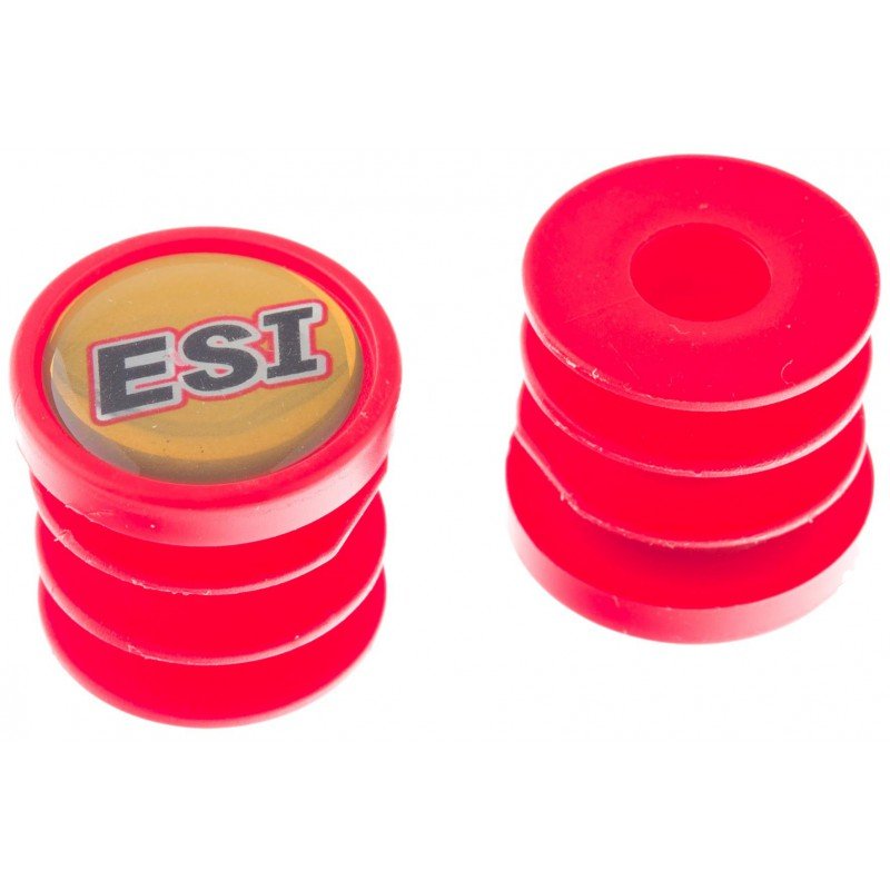 ESI Korki chwytów Bar Plugs, czerwone (BP1RD)