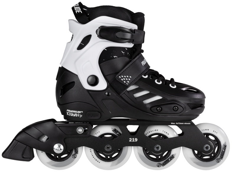 Rolki freeskate dla dzieci Powerslide One Khaan Junior SQD Czarne