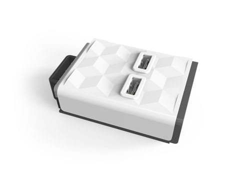 Adapter Powercube PowerStrip USB Modul 2 USB porty) Biały