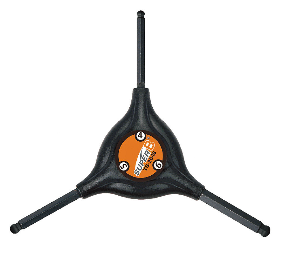 SUPER B KLUCZ IMBUSOWY 3-RAMIENNY 4/5/6mm TB-2648