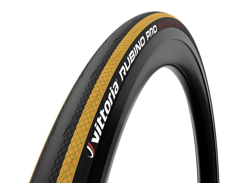 Vittoria Rubino Pro Opona zwijana 700 x 25c, black/yellow 25-622 | 700x25 2021 Opony szosowe 476202