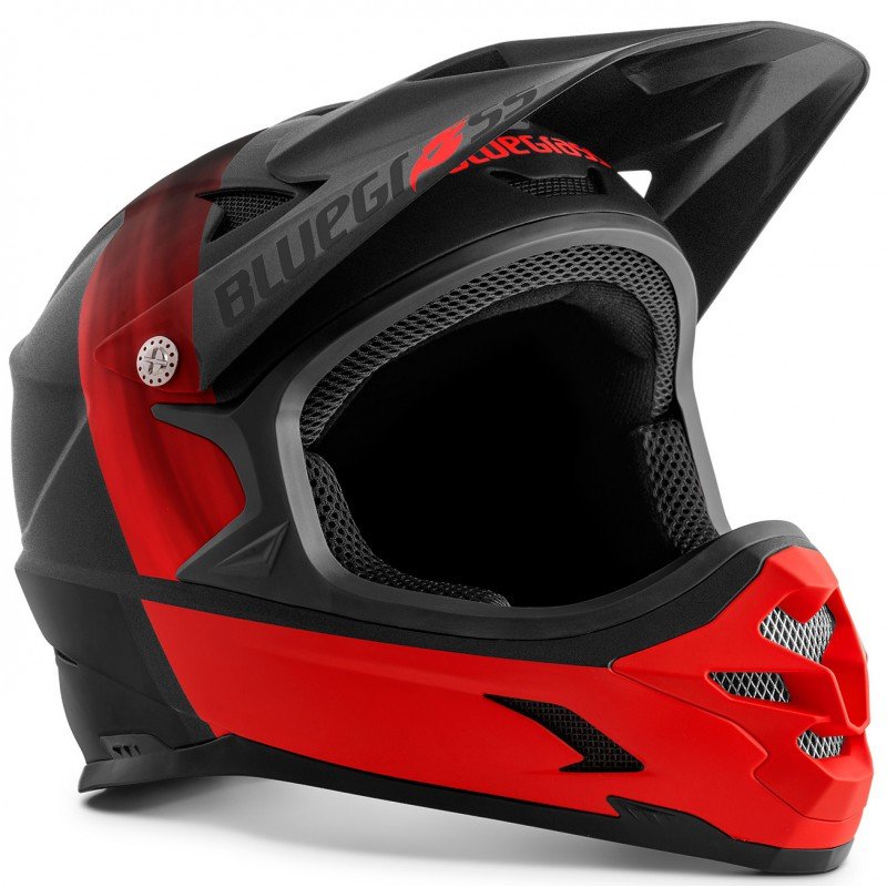 Bluegrass Intox Kask rowerowy, black/red matte L | 58-60cm 2021 Kaski Fullface i Downhill 57100225